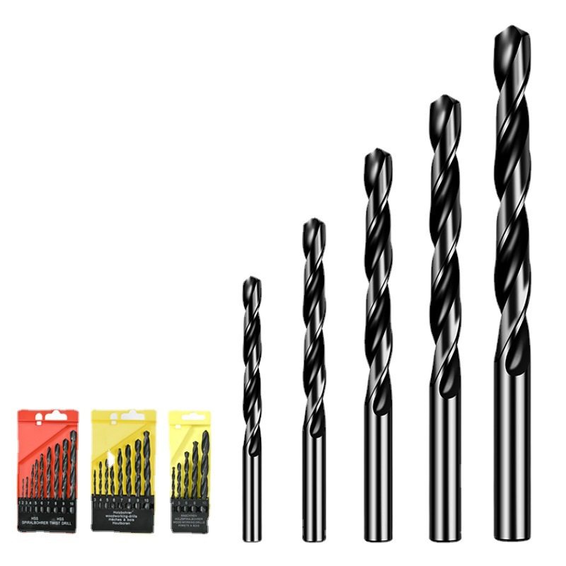 直柄麻花钻头手电钻打孔金属塑料工具套装高速钢黑色木工麻花钻头,五金/工具,麻花钻,淘宝优惠券,粉丝福利购,淘宝优惠卷