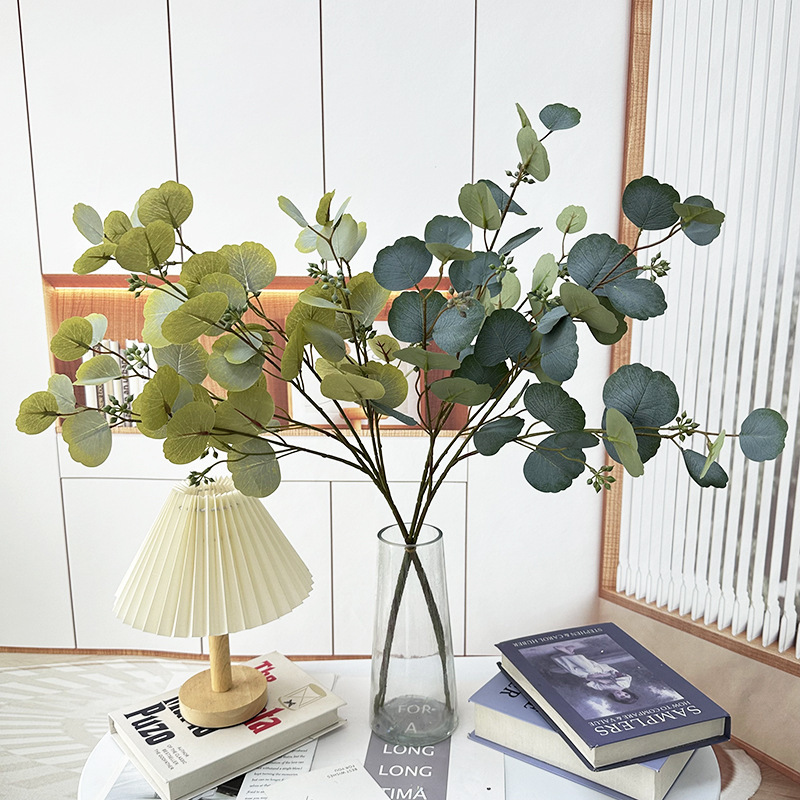 新品仿真绿植婚庆礼堂插花配饰假叶婚礼布置装饰大厅餐厅摆件绿植