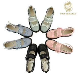 smile轻奢少女系 and 心境之 lolita 原创 娃娃鞋 back