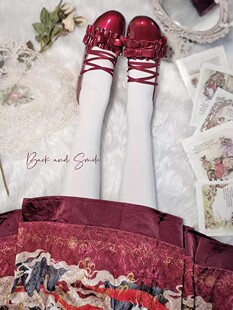 B品 中跟 原创 back and smile轻奢lolita童话物语吉赛尔舞蹈单鞋