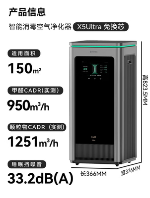 IAM鸿蒙智选空气净化器X5ultra