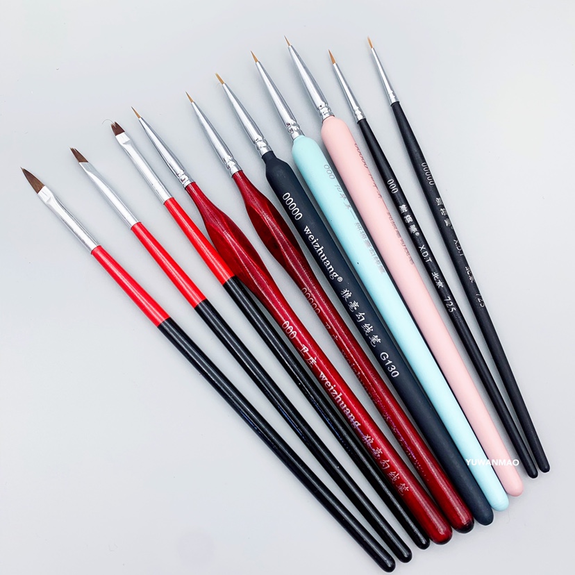 面相笔粘土软陶用笔勾线笔细毛笔