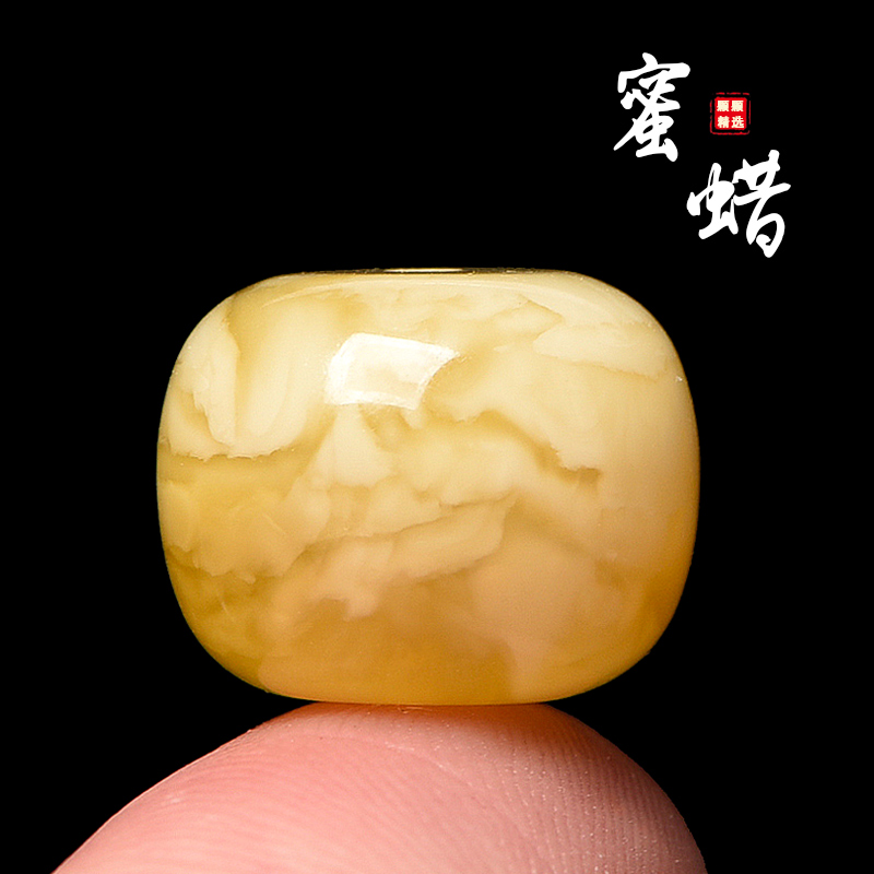 保真蜜蜡老型桶珠散珠隔珠菩提子小金刚猴头手串文玩配饰配件配珠