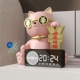招财猫电子时钟蓝牙音箱玄关入户客厅卧室桌面摆件装 饰开业新居礼