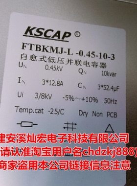 KSCAP电容器FTBKMJ-L-0.45-10-3-E4 FTBKMJ-L-0.45-15-3-E4