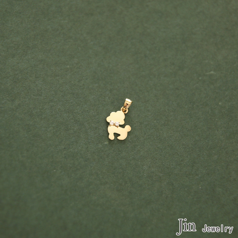 jinjewelry14k小狗气质吊坠