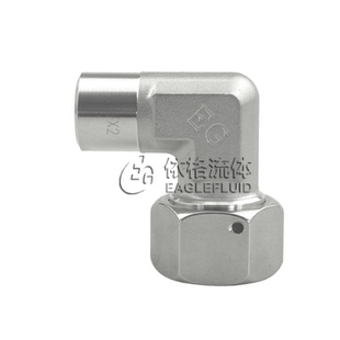 依格流体带活螺母焊接式 2.0 FW22F 弯头FW18F