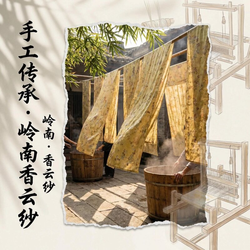 全花萝香云纱提花桑蚕丝真丝布料