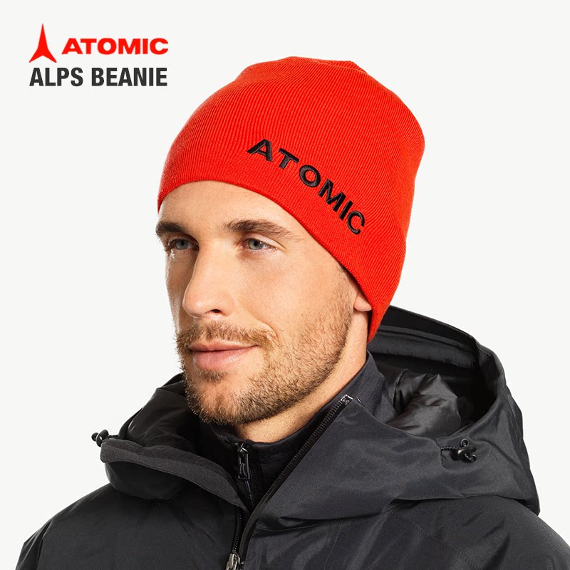 2223新款atomic阿托米克针织帽户外男女通用滑雪帽