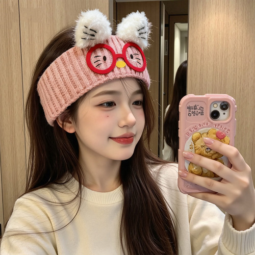 洗脸发带女2025新款男日常外戴高级感洋气时尚月子护脑门针织头巾