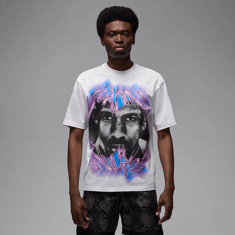 代购JORDAN男士运动T恤透气速干舒适轻盈棉质吸湿排汗短袖圆领