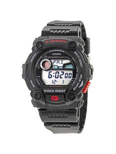 Shock 卡西欧舒适流行专柜男式 CASIO G7900 1黑色腕表海外代购