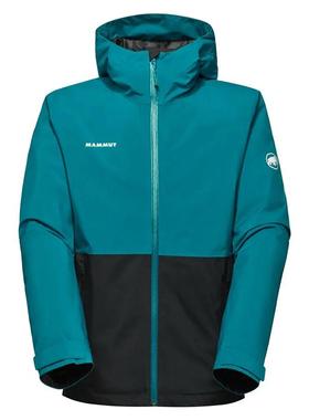 代购Mammut猛犸象男户外服装防水抓绒衣Linard Hardshell Thermo