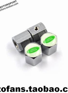 路虎汽车标白色防盗轮胎气门嘴帽盖罩气门芯套揽胜极光发现神行者