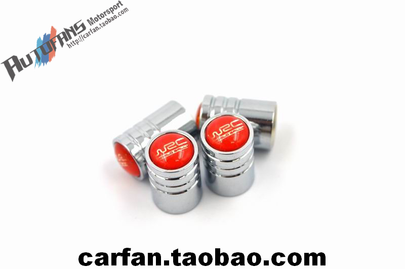 台湾产WRC车标黑色轮胎气门嘴帽气门芯套福特雪铁龙大众斯巴鲁等