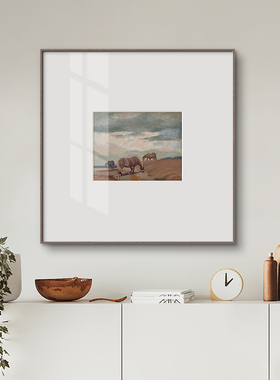 鳟鱼 Gretas Gerell小众艺术装饰画餐厅客厅沙发背后挂画卧室壁画