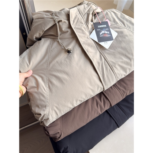 商场单！三防科技！冬季新款男士户外休闲防风防水连帽保暖羽绒服