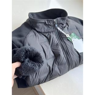 兔子022秋冬新羽绒加绒厚男女士羽绒服暖外套运动休闲上衣内胆