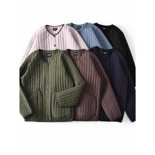 性价比好货 复古绗缝棉衣棉服情侣男女外套 日系轻薄保暖秋冬时尚