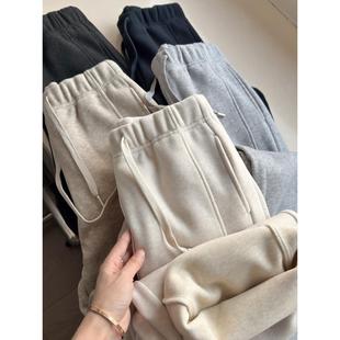 【特厚羊毛蚕丝】800克羊毛蚕丝加绒加厚女装保暖长休闲阔腿裤子