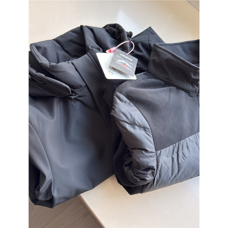 御寒强货！高端三合一！可脱卸羽绒内胆！冬季男连帽冲锋衣羽绒服