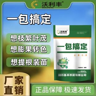 沃利丰一包搞定膨果转色生根壮苗提质增产提升免疫通用钙镁水肥料
