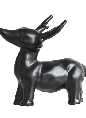 南笙陶瓷摆件动物台面客厅装饰品