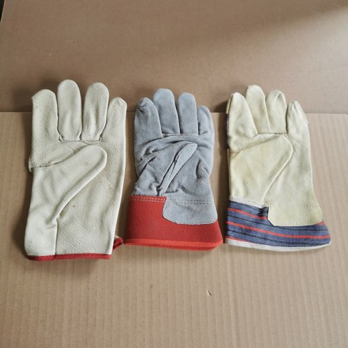 库存电焊劳保手套耐磨加厚机械加工防护隔热防烫真皮女保护手套