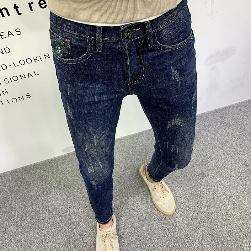 精选棉弹牛仔面料，舒适有弹性