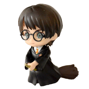 Q版魔法世界哈利波特赫敏罗恩手办模型人偶蛋糕装饰摆件全套礼盒