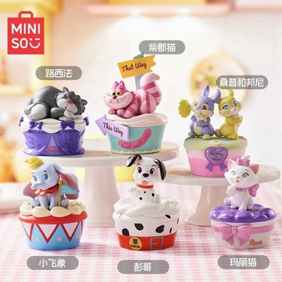 正版玛丽猫杯子蛋糕系列盲盒摆件