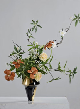仿真花永生花手工架构花艺组合