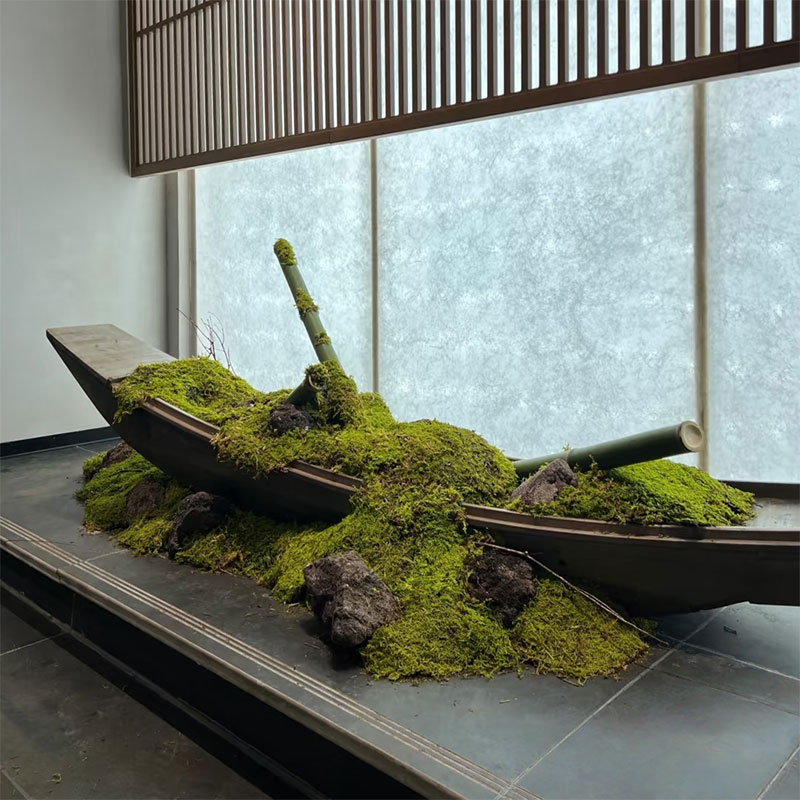 实木船景适合多种场合