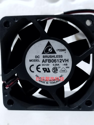 台达6025 AFB0612VH/AFB0624SH 12V0.18A 24V0.28A变频器散热风扇