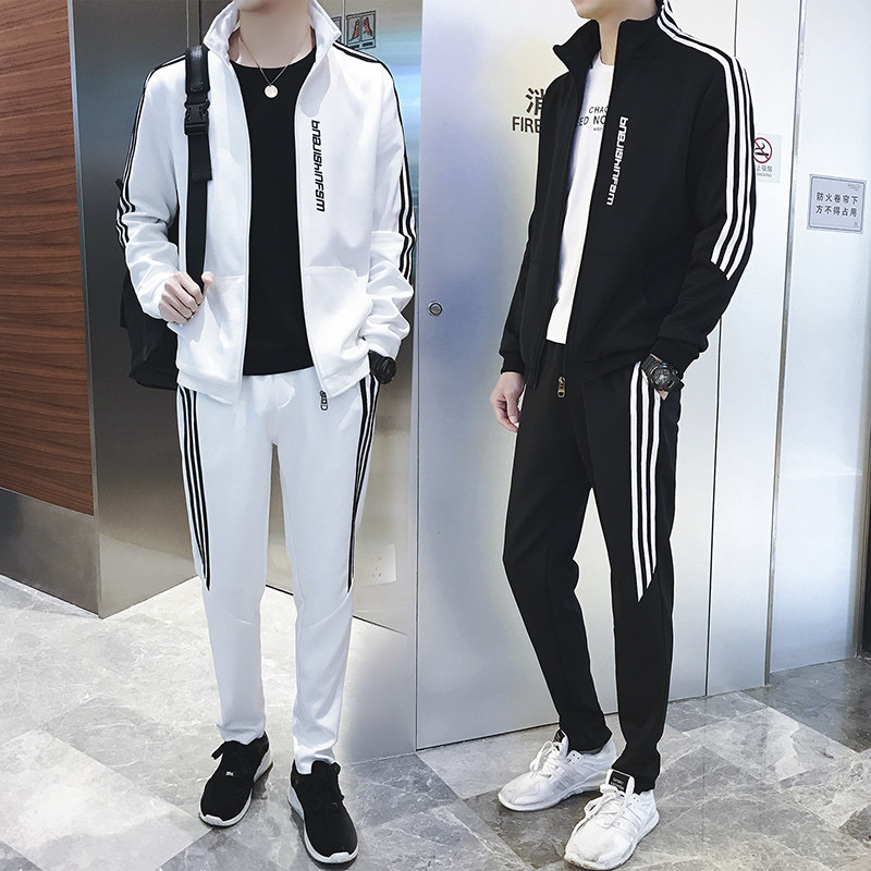 秋冬季卫衣套装男士外套加绒加厚森马361花A21以纯官方旗舰店官网