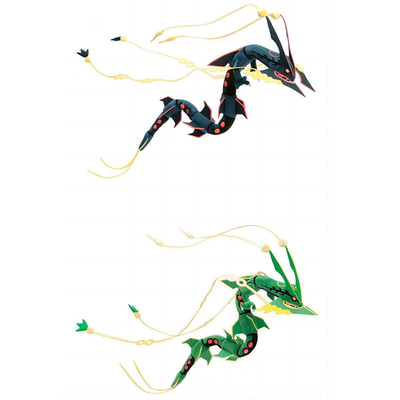 优质带吊牌 百万mega闪光烈空座 烈空龙 天空龙 裂空座 可弯曲