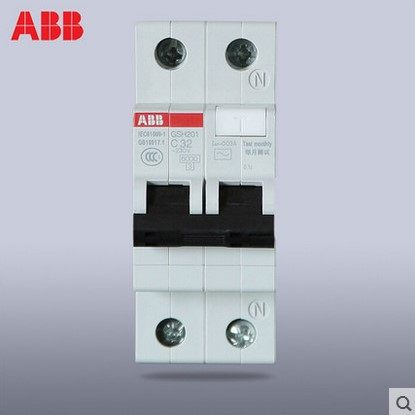 100%原装  ABB 漏电保护 断路器 空开 GSH201-C32 1P 32A C型