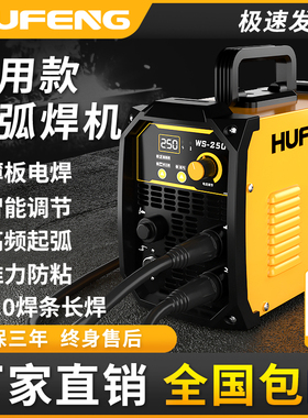 虎峰WS-200 250不锈钢焊机 家用小型迷你氩弧焊机220V 两用电焊机