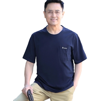 純棉爸爸夏天圓領(lǐng)大碼短袖t恤