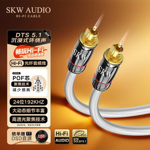 skw发烧方对方光纤音频线OPT