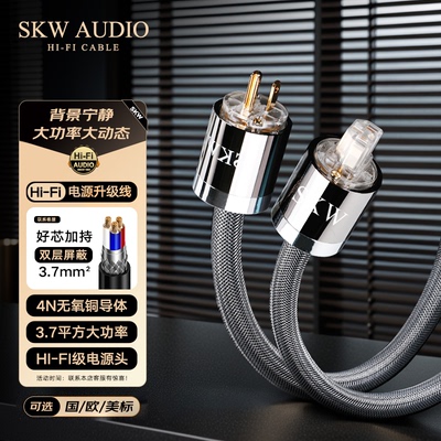 SKW发烧专业HiFi电源线升级线