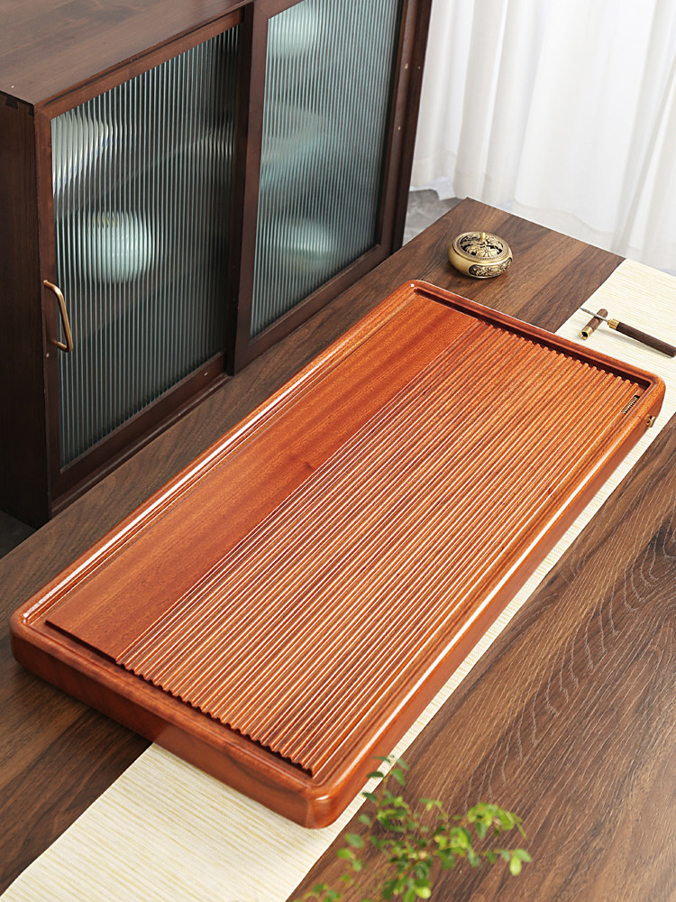 实木茶盘整块原木茶台家用简约大小号电木功夫茶具托盘花梨木茶海