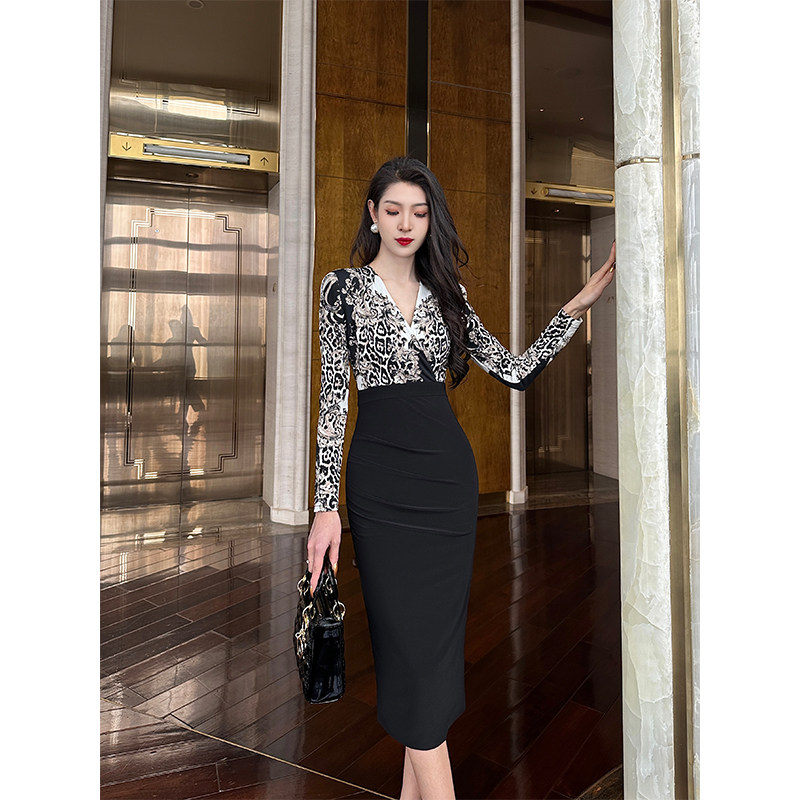 【尤克菲儿】原创设计高定水晶麻印花裙轻奢气质名媛优雅中长裙,女装/女士精品,连衣裙,淘宝优惠券,粉丝福利购,淘宝优惠卷