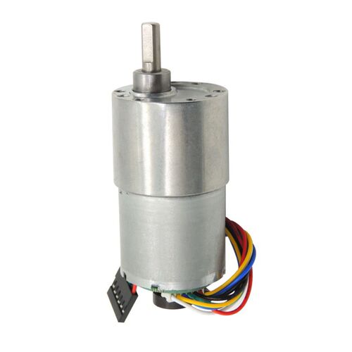 微型ZGB37-3530B直流减速电机带霍尔编码器12V24低噪音可调速马达