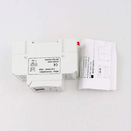 thc1导轨式时控开关12v定时器220v自动开关24v时间控制器ahc1