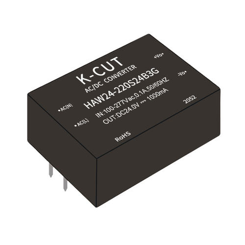 HAW24-220S_B3G AC-DC开关电源24W隔离电源模块220V转5V12V15V24V