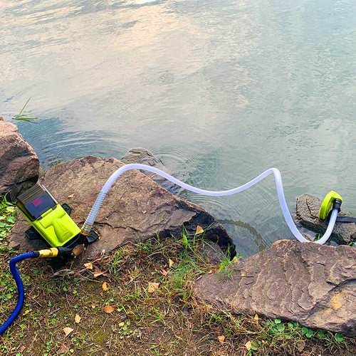 小型抽水泵便携式户外浇菜洗车喷雾喷灌浇花20v花园锂电转移泵