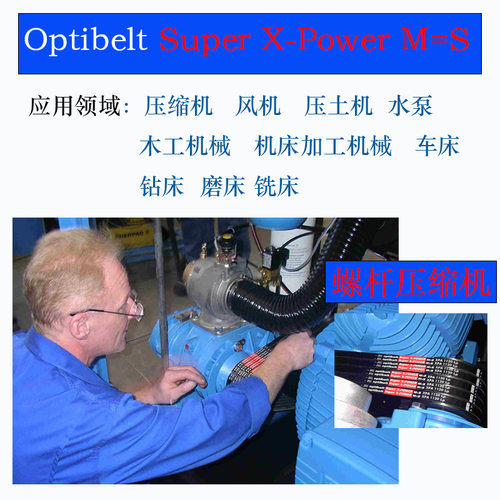 OPT欧皮特红标齿形带XPB3550 1600 2800 3350 3150 耐高温三角带