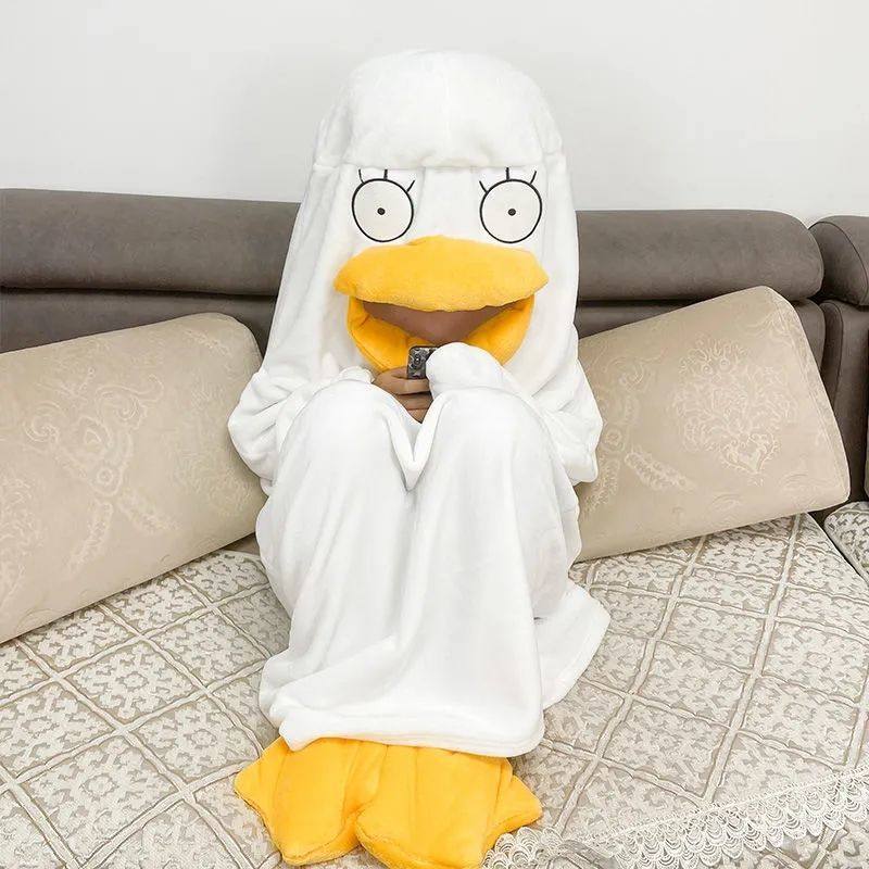 冬季连体睡袋可爱冬银魂伊丽莎白睡衣/家居服套装