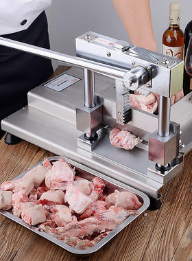 切骨机手动切排骨机商用切猪脚斩猪蹄铡割剁骨头机家用小型锯骨机